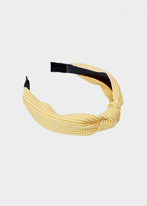 PAGE HEADBAND YELLOW WITH KNOT