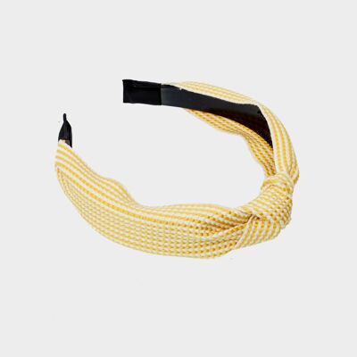 PAGE HEADBAND YELLOW WITH KNOT