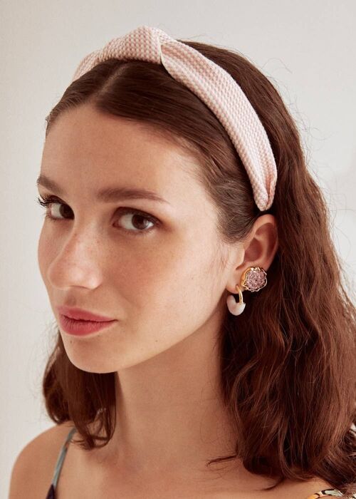 PAGE HEADBAND PINK WITH KNOT