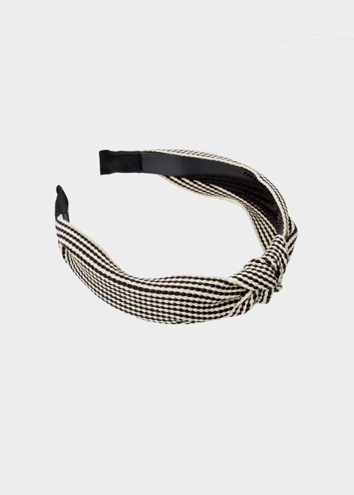 PAGE HEADBAND BLACK WITH KNOT