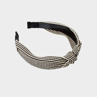PAGE HEADBAND BLACK WITH KNOT