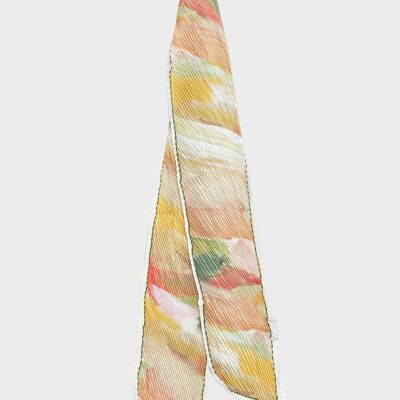 FOULARD MULTICOLORE LIZ PLISSE