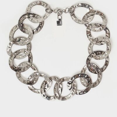 COLLAR LENA GRIS OSCURO CADENA