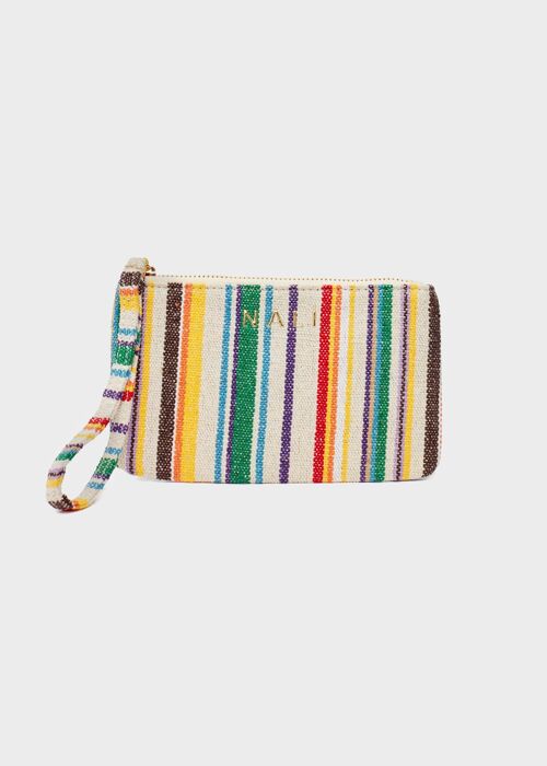 LEILA ENVELOPE WALLET W/ HANDLE MULTICOLOR