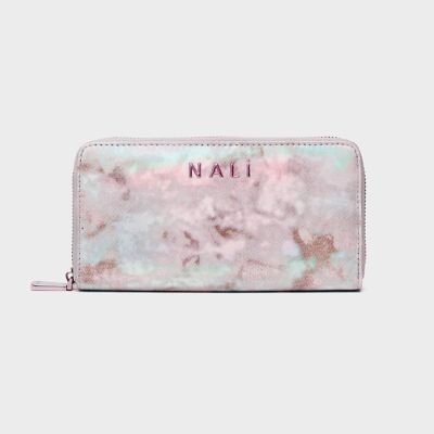 LADY IRIDESCENT WALLET IN PINK