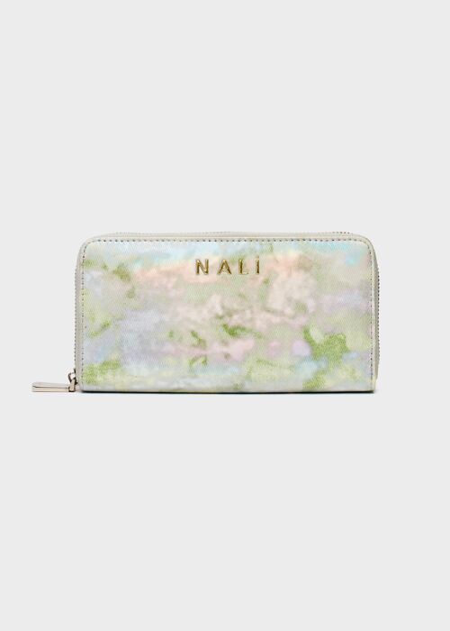 LADY IRIDESCENT WALLET IN GREEN