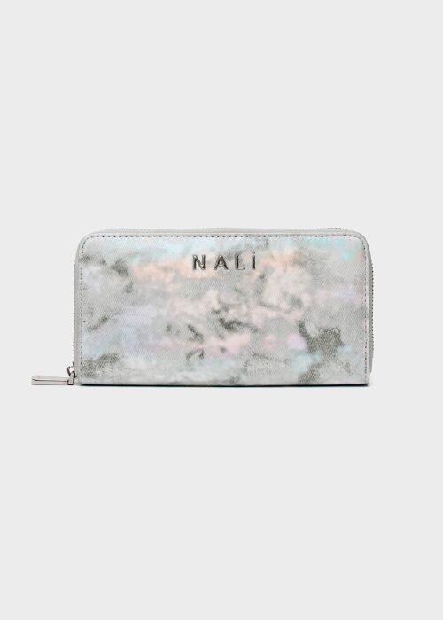 LADY IRIDESCENT WALLET IN BLACK