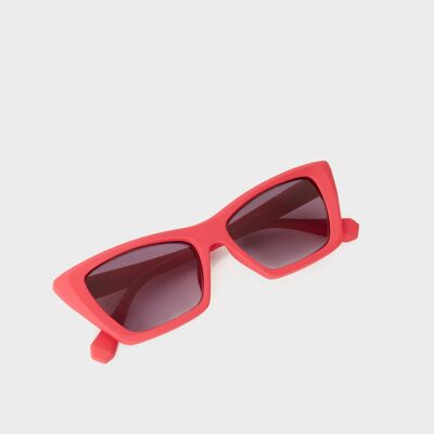 LUNETTES DE SOLEIL RECTANGULAIRES FRAISE JINA