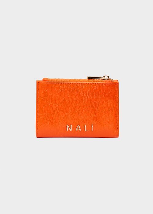 FIAMMA SHINY WALLET IN ORANGE