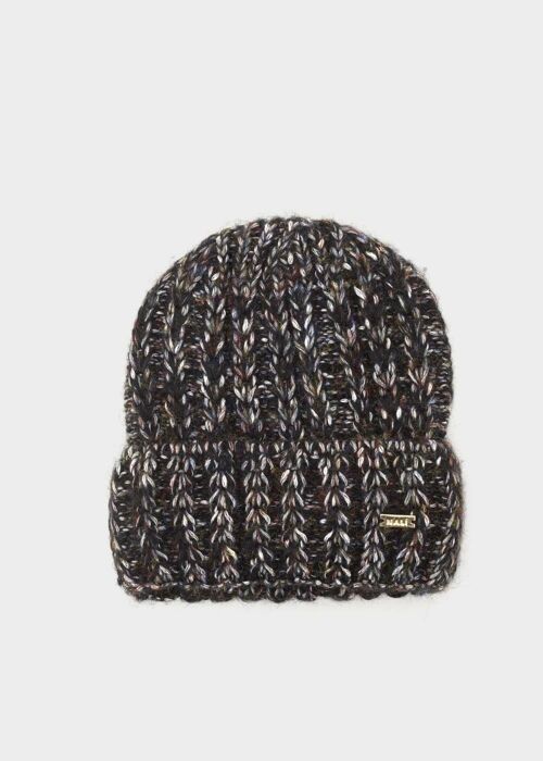 EVA BLACK CABLE KNIT HAT