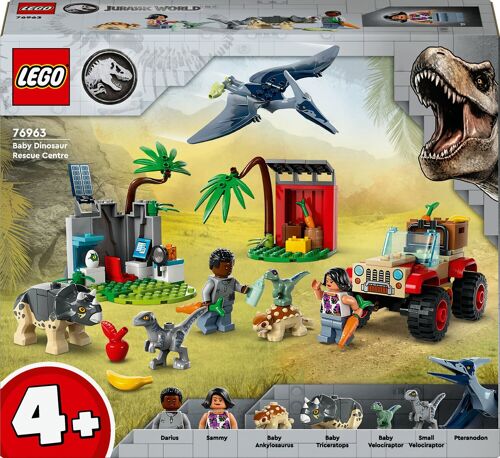 LEGO 76963 - Centre De Sauvetage Bébés Dinosaures Jurassic World