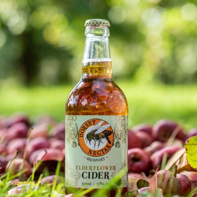 Elderflower cider
