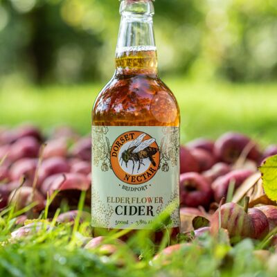 Elderflower cider