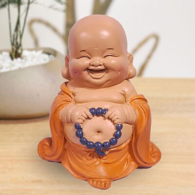 Laughing Buddha Statuette – Good Luck Charm – Zen and Feng Shui Decoration – To Create a Relaxing and Spiritual Atmosphere – Gift Idea