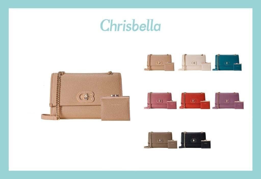 Borsa a tracolla in ecopelle + borsa extra per donna