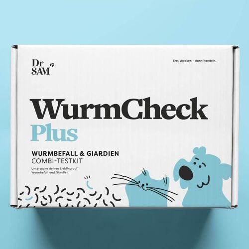 WurmCheck Plus - Labortest auf Würmer und Giardien