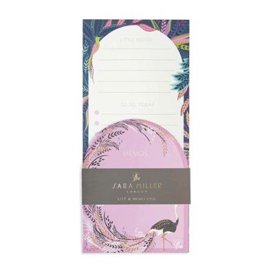 Sara Miller Savannah Liste et bloc-notes