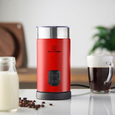 MisterChef Milk Frother Red