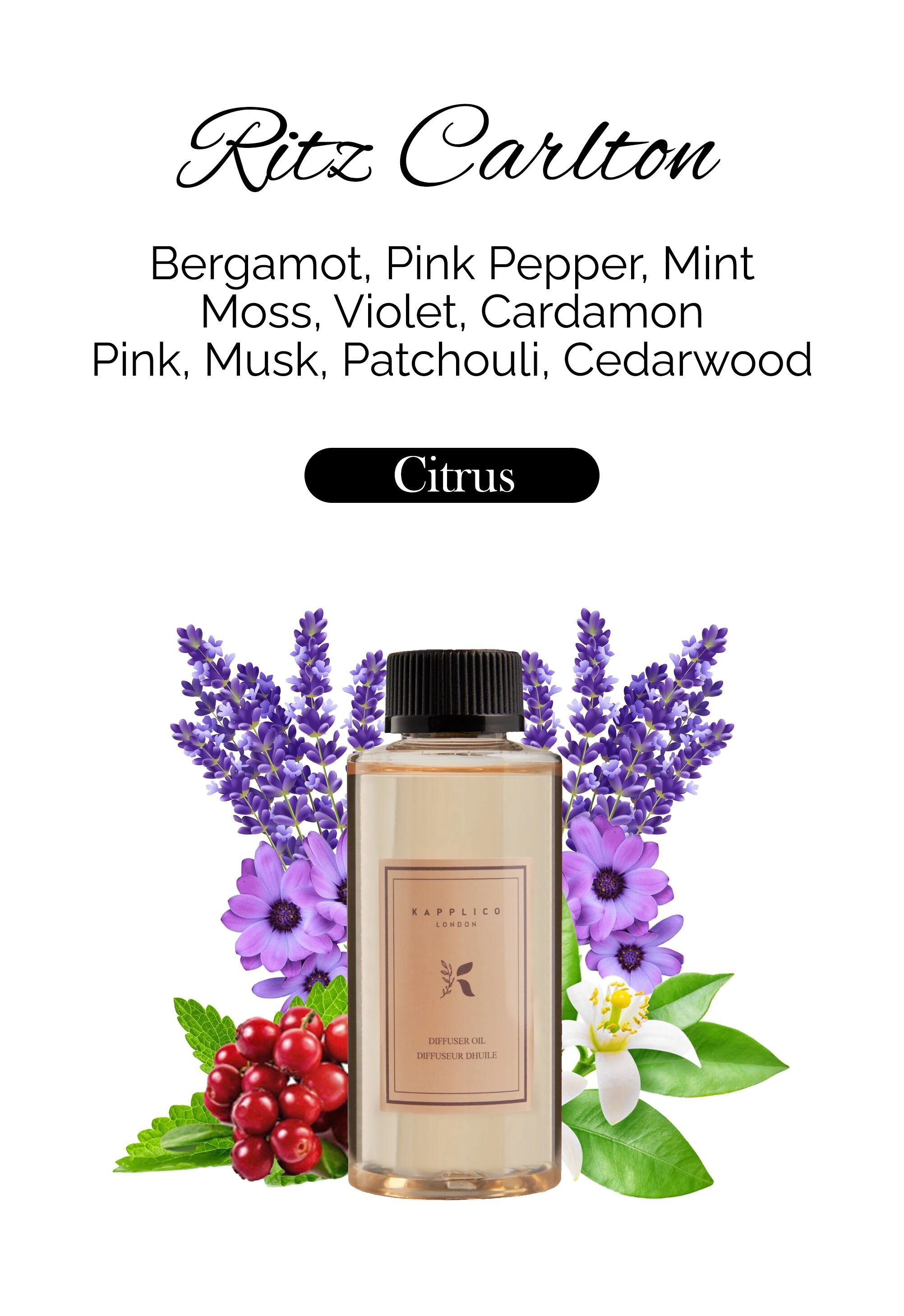 Kapplico Ritz Carlton Diffusoröl 200 ml – Premium-Hotel-inspirierter, luxuriöser Duft für eine Spa-ähnliche Atmosphäre