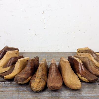 Horma de zapato de madera vintage - Pequeña