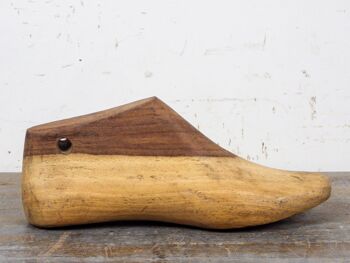 Forme de chaussure en bois vintage - Petit 8