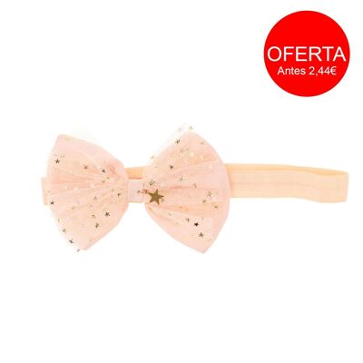 Elastic headband for children with star bow decoration