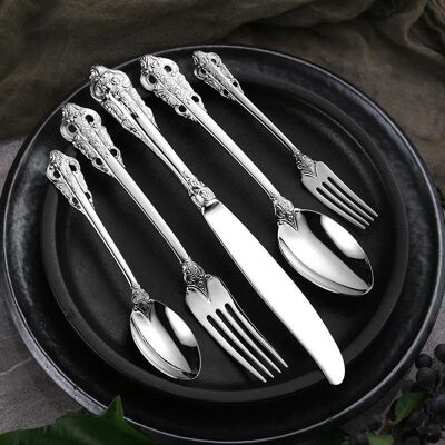 Konigtum KOC-5555S 30pcs Fine 18/10 Alloy Cutlery Set SILVER