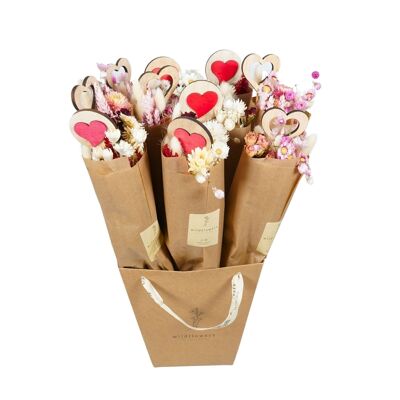 Mothers Day - Dried Flowers - Market More - Heart