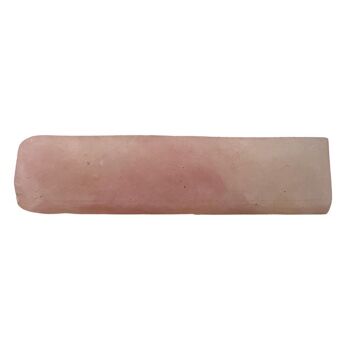 Baguette en cristal brut, 10x2x0.5 cm, quartz rose 1