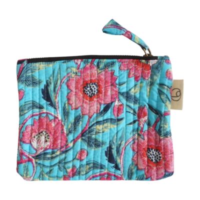 Clutch in cotone stampa floreale N°12