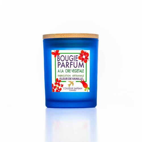 Bougie Parfumée Fleur de Vanille 100% Végétale & Artisanale -180 G