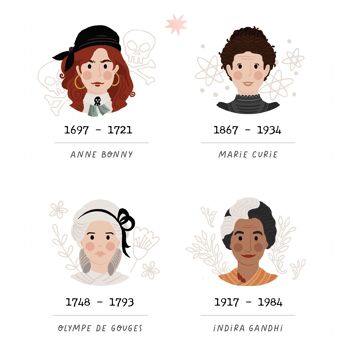 Affiche Women in history 5