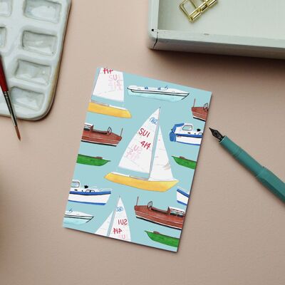 Navires de cartes postales