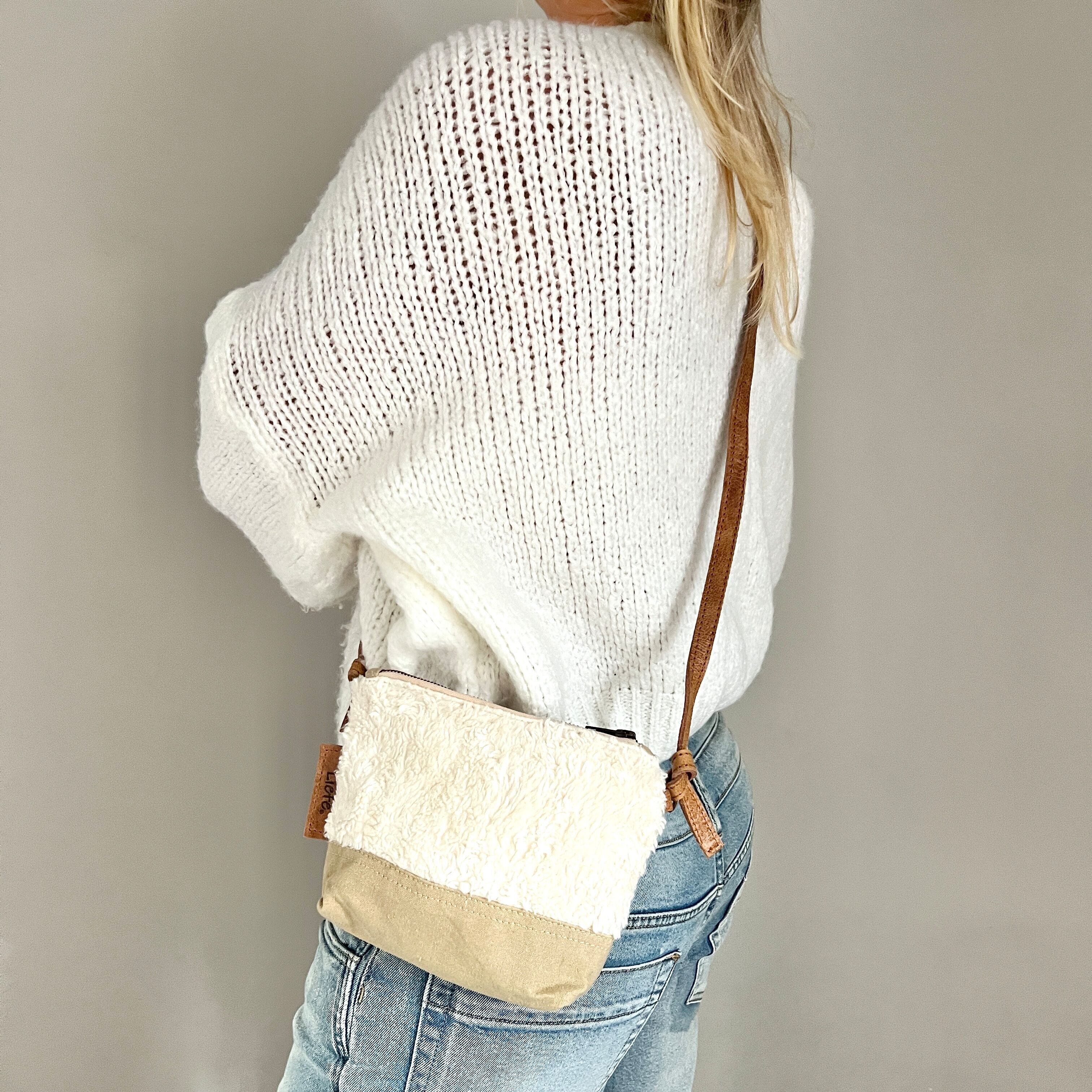 Teddy Mini - peluche de algodón/algodón caqui