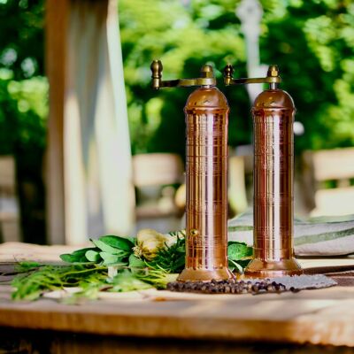 'Copper Mill' copper salt & pepper mill - 2 sizes