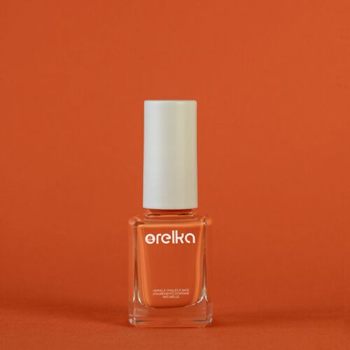 Vernis 3 en 1 bio-sourcé Orange Pomone