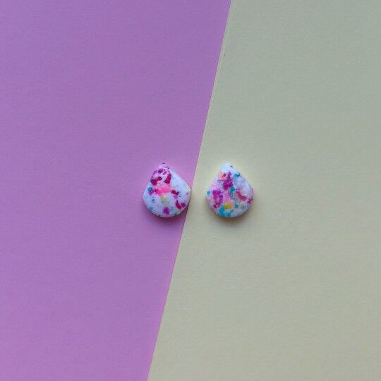 Boucles d'oreilles mini gouttes de pluie zéro déchet