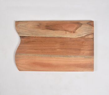 Planche de service en bois d'acacia faite à la main 3
