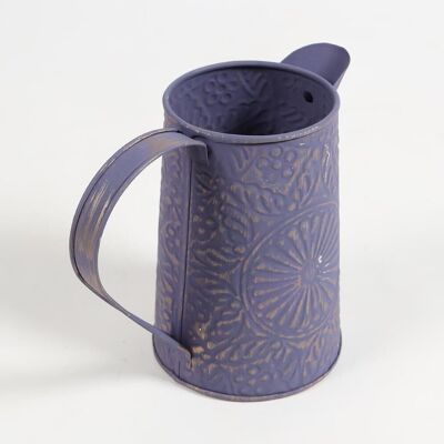 Floral-Motifs Levander Iron Jug