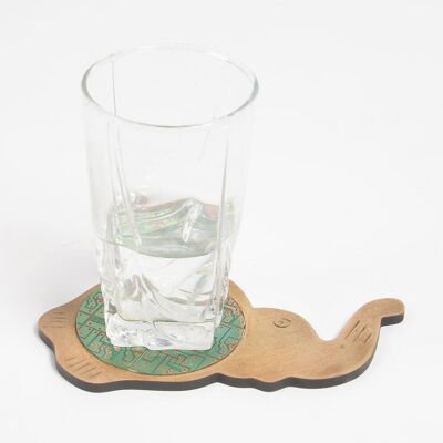 Recycled Circuit Board Mdf Elephant Coaster
