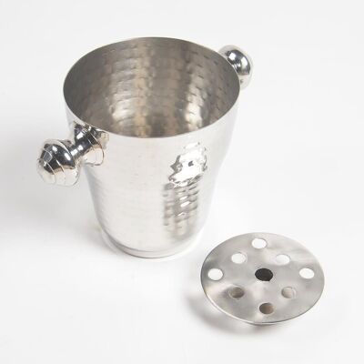 Hand Beaten Steel Classic Ice Bucket