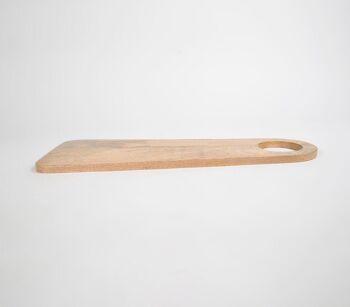 Planche à découper étroite classique en bois de manguier 2