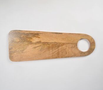 Planche à découper étroite classique en bois de manguier 4