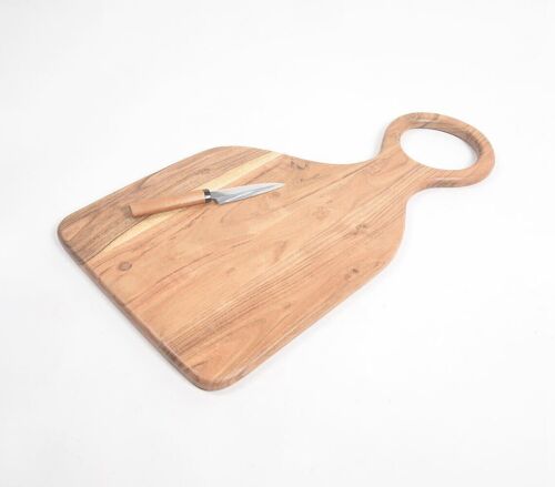 Stylish Raw Acacia Wood Chopping Board