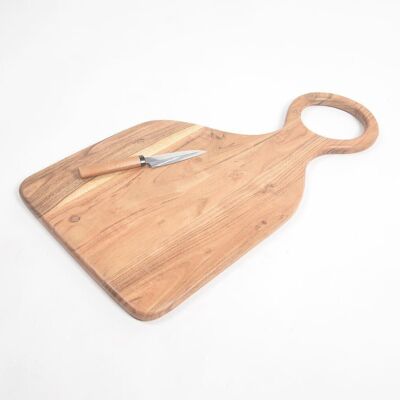 Stylish Raw Acacia Wood Chopping Board
