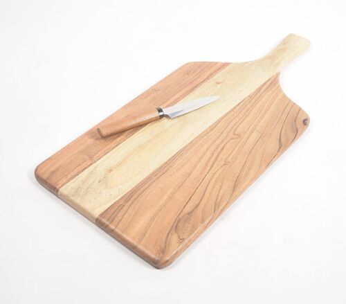 Sleek Raw Wooden Chopping Board