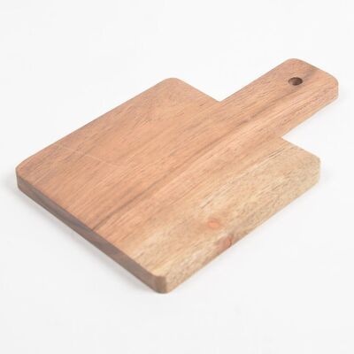 Minimal Natural Textured Acacia Wood Chopping Board