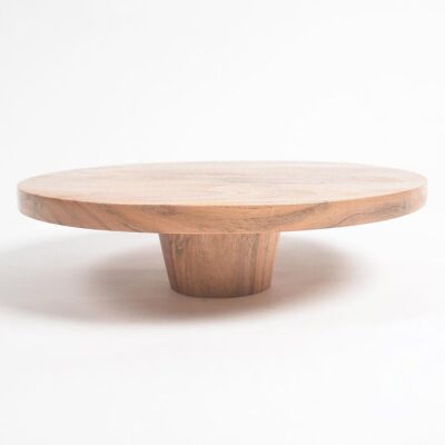 Classic Acacia Wood Cake Stand