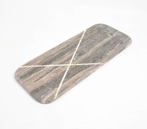 Cross Mother-of-pearl inlaid Marble Cheese Board