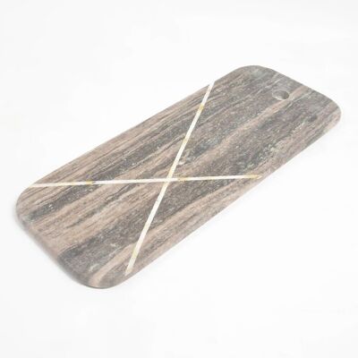 Cross Mother-of-pearl inlaid Marble Cheese Board